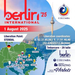 Berlin Internațional 2025: Etapa simbol a columbofiliei românești se apropie!